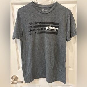 Indian‎ Motorcycle Gray Short Sleeve T shirt